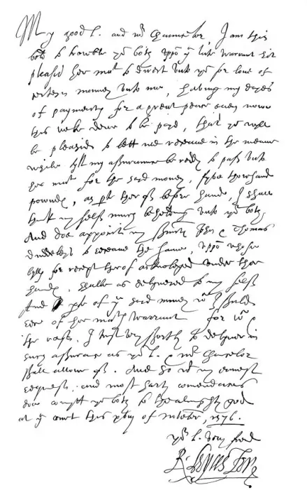 Framed Print : Letter by Robert Dudley, Earl of Leicester, to Lord Burghley and Sir Walter Mildmay, 1576 (1856). Artist: Frederick George Netherclift Framed Print : Letter by Robert Dudley, Earl of Leicester, to Lord Burghley and Sir Walter Mildmay, 1576 (1856). Artist: Frederick George Netherclift