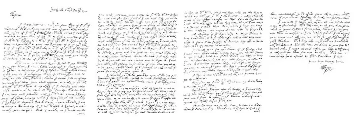 Framed Print : Letter by Samuel Pepys to John Jackson, Esq, 1700 (1865). Artist: Frederick George Netherclift Framed Print : Letter by Samuel Pepys to John Jackson, Esq, 1700 (1865). Artist: Frederick George Netherclift