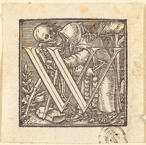 Letter W. Creator: Hans Holbein the Younger