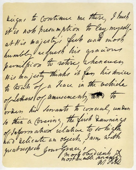 Framed Print : Letter from William Pitt to the Duke of Newcastle, Hayes, 23rd October 1759. Artist: William Pitt Framed Print : Letter from William Pitt to the Duke of Newcastle, Hayes, 23rd October 1759. Artist: William Pitt