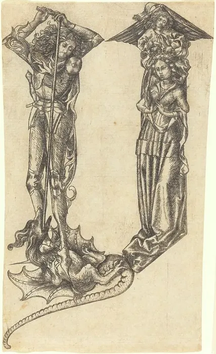 Framed Print : The Letter Y, 1467. Creator: Master ES. The Letter Y, 1467. Creator: Master ES Framed Print : The Letter Y, 1467. Creator: Master ES. The Letter Y, 1467. Creator: Master ES