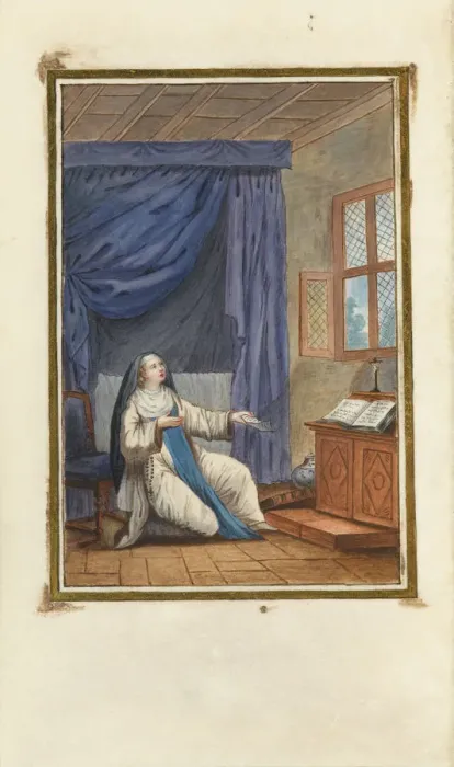 Framed Print : Letters of Abelard and Heloise, 1782. Artist: Anonymous Framed Print : Letters of Abelard and Heloise, 1782. Artist: Anonymous