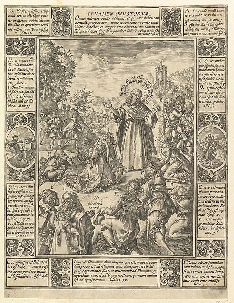 Levamen Onostrorum, from Allegories of the Christian Faith