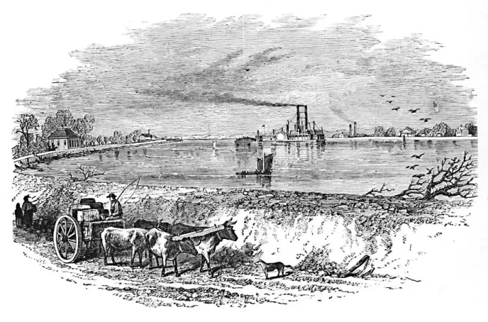 Framed Print : The Levee, 1883 Framed Print : The Levee, 1883