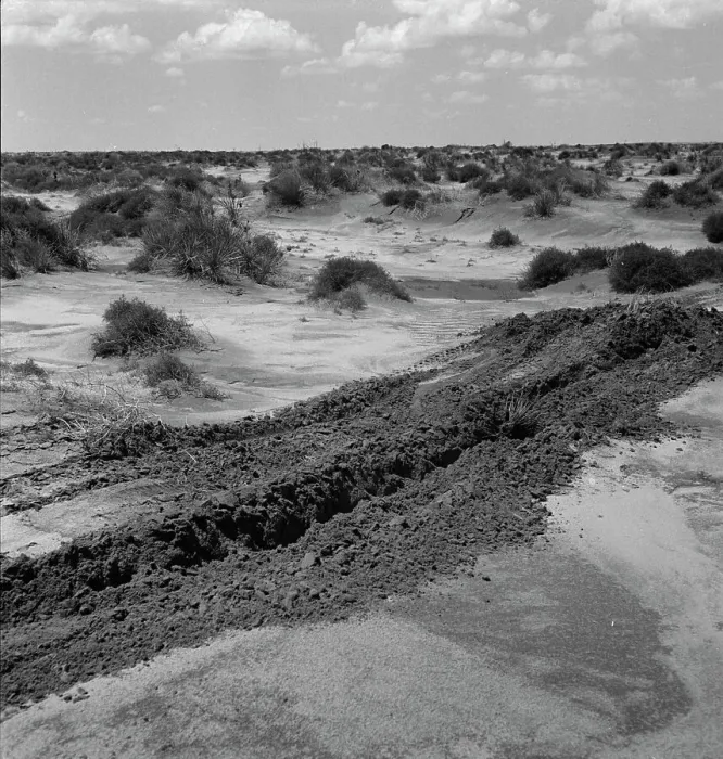 Framed Print : Leveling hummocks in the dust bowl, Coldwater District, 30 miles north of Dalhart, Texas, 1938. Creator: Dorothea Lange Framed Print : Leveling hummocks in the dust bowl, Coldwater District, 30 miles north of Dalhart, Texas, 1938. Creator: Dorothea Lange