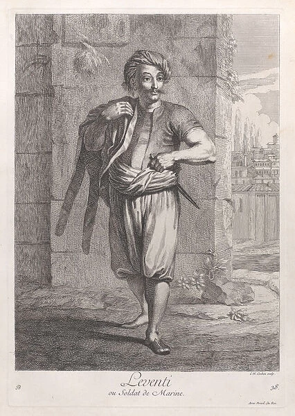Leventi, ou Soldat de Marine, 1714-15. Creator: Unknown