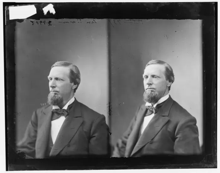 Framed Print : Levi Warner of Connecticut, 1865-1880. Creator: Unknown Framed Print : Levi Warner of Connecticut, 1865-1880. Creator: Unknown