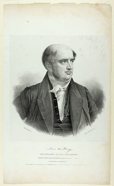 Levi Woodbury, Secretary of Treasury, 1837. Creator: Charles Fenderich