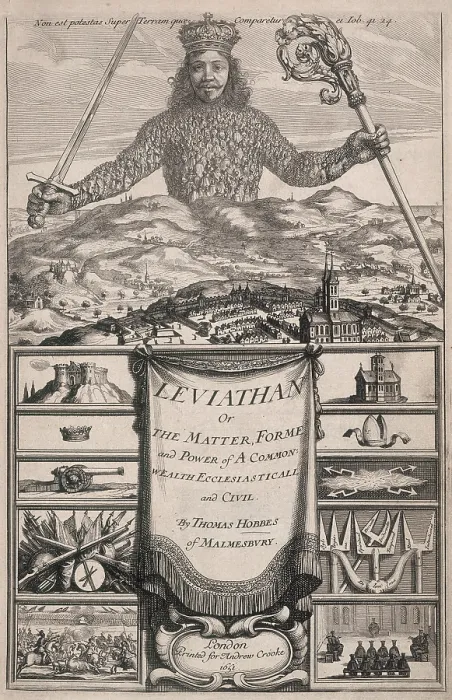 Framed Print : Leviathan, 1651. Creator: Unknown Framed Print : Leviathan, 1651. Creator: Unknown