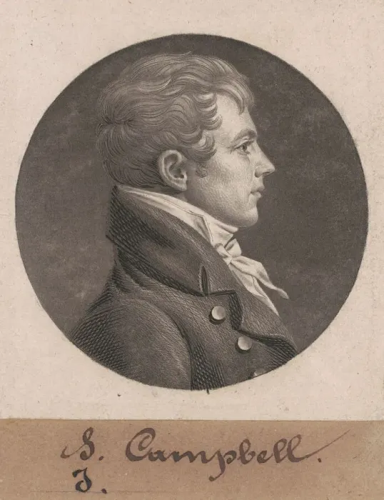 Framed Print : Levin Hicks Campbell, 1804. Creator: Charles Balthazar Julien Fevret de Saint-Mé Framed Print : Levin Hicks Campbell, 1804. Creator: Charles Balthazar Julien Fevret de Saint-Mé