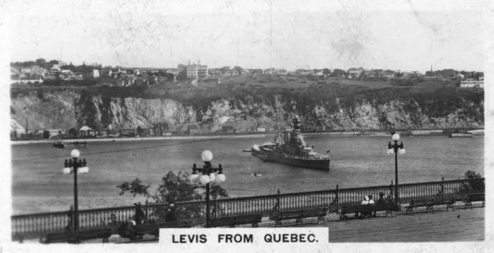Framed Print : Levis from Quebec, Canada, c1920s Framed Print : Levis from Quebec, Canada, c1920s