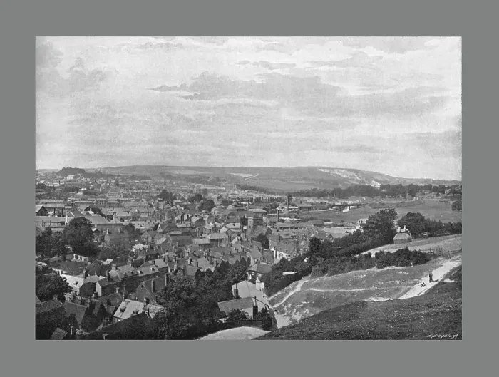 Framed Print : Lewes, Sussex, c1900. Artist: Frith & Co Framed Print : Lewes, Sussex, c1900. Artist: Frith & Co