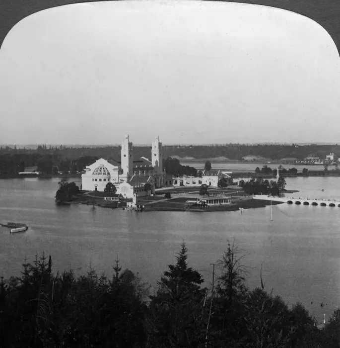 Framed Print : Lewis and Clark Exposition, Government Building, Guilds Lake, Portland, Oregon, USA, 1905. Artist: HC White Framed Print : Lewis and Clark Exposition, Government Building, Guilds Lake, Portland, Oregon, USA, 1905. Artist: HC White