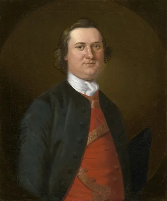 Framed Print : Lewis Morris, c. 1750. Creator: John Wollaston Framed Print : Lewis Morris, c. 1750. Creator: John Wollaston