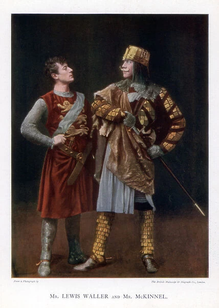 Lewis Waller and Mr McKinnel, English actors, 1901. Artist: British Mutoscope