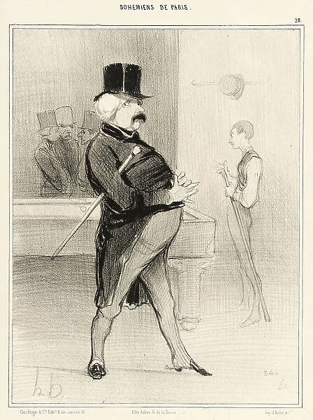L'Ex-colonel, 1842. Creator: Honore Daumier