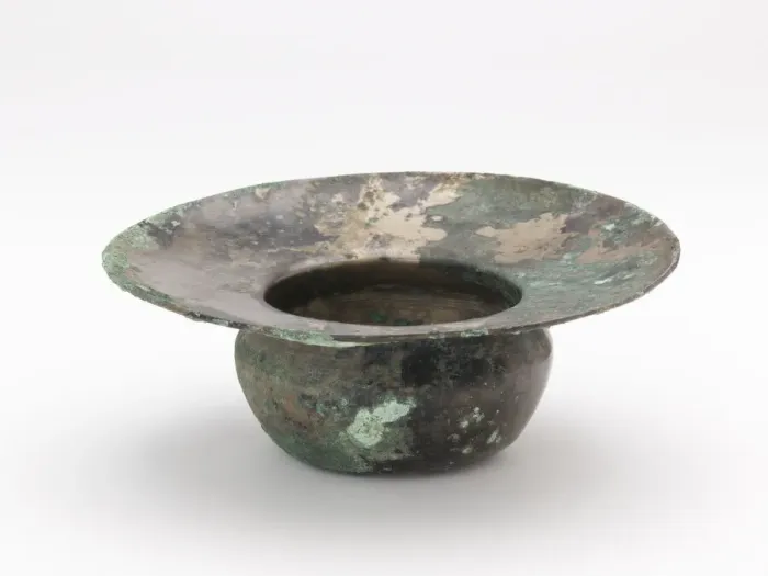Framed Print : Leys jar or spittoon, Goryeo period, 12th-13th century. Creator: Unknown Framed Print : Leys jar or spittoon, Goryeo period, 12th-13th century. Creator: Unknown
