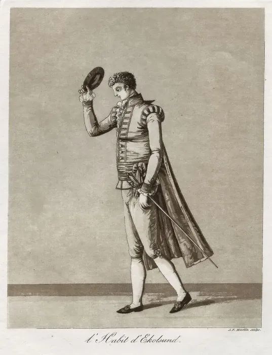 Framed Print : L'Habit d'Ekolsund - Lord in Gustaf III's so-called Ekolsundsdräkt, 1780s. Creator: J F Martin. L'Habit d'Ekolsund - Lord in Gustaf III's so-called Ekolsundsdräkt, 1780s. Creator: J F Martin Framed Print : L'Habit d'Ekolsund - Lord in Gustaf III's so-called Ekolsundsdräkt, 1780s. Creator: J F Martin. L'Habit d'Ekolsund - Lord in Gustaf III's so-called Ekolsundsdräkt, 1780s. Creator: J F Martin