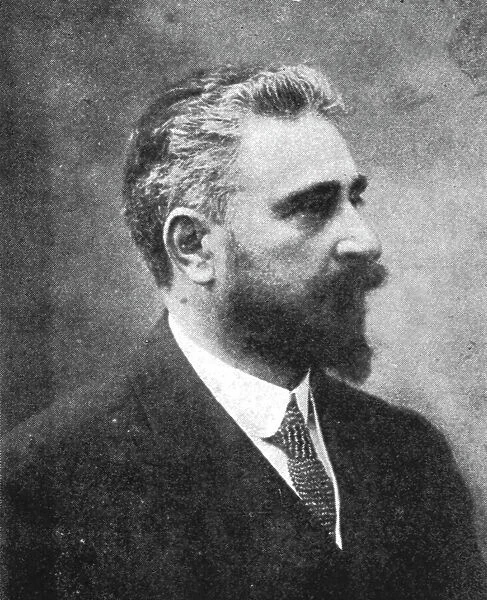 L'Heure de la Roumanie; M Jean Bratiano. President du Conseil des ministres de Roumanie, 1916. Creator: Julietta