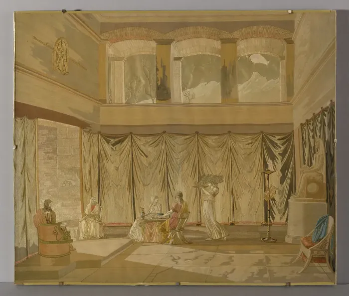 Framed Print : L'Hiver (Winter), France, Early 19th century. Creator: Claude Pierre Etienne Camille Pernon Framed Print : L'Hiver (Winter), France, Early 19th century. Creator: Claude Pierre Etienne Camille Pernon