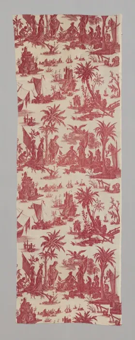 Framed Print : L'Hommage de l'Amerique a la France (America's Tribute to France) (Furnishing Fabric), c. 1780. Creators: Jean Baptiste Marie Huet, Christophe-Philippe Oberkampf, Oberkampf Manufactory Framed Print : L'Hommage de l'Amerique a la France (America's Tribute to France) (Furnishing Fabric), c. 1780. Creators: Jean Baptiste Marie Huet, Christophe-Philippe Oberkampf, Oberkampf Manufactory
