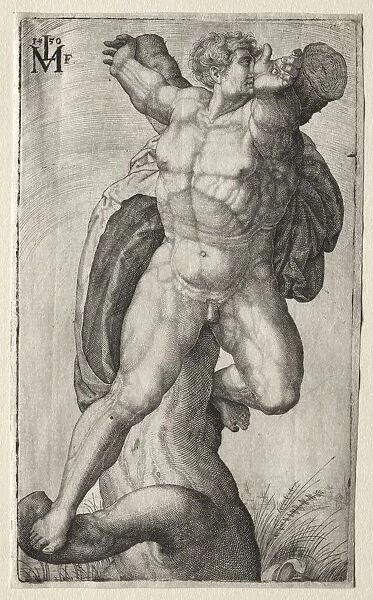 LHomme Crucific, 1550. Creator: Melchior Lorck (Danish, 1526  /  27-aft 1588)