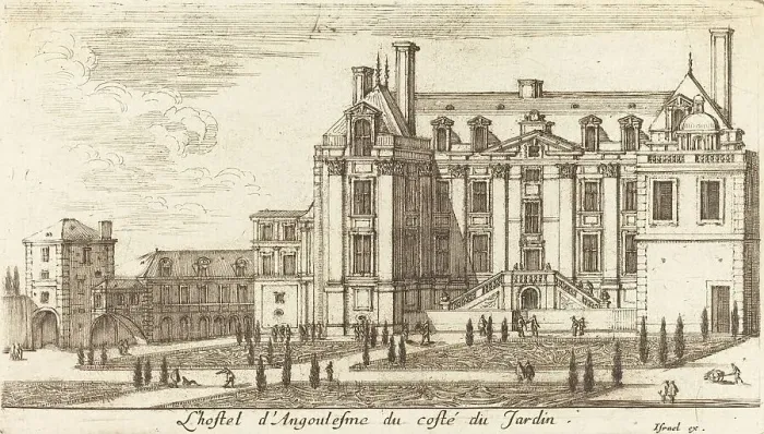 Framed Print : L'hostel d'Angoulesme, 1652. Creator: Israel Silvestre Framed Print : L'hostel d'Angoulesme, 1652. Creator: Israel Silvestre