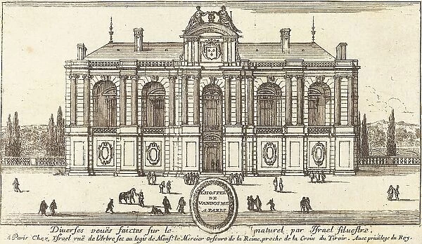 L'Hostel de Vandosme a Paris, 1652. Creator: Israel Silvestre