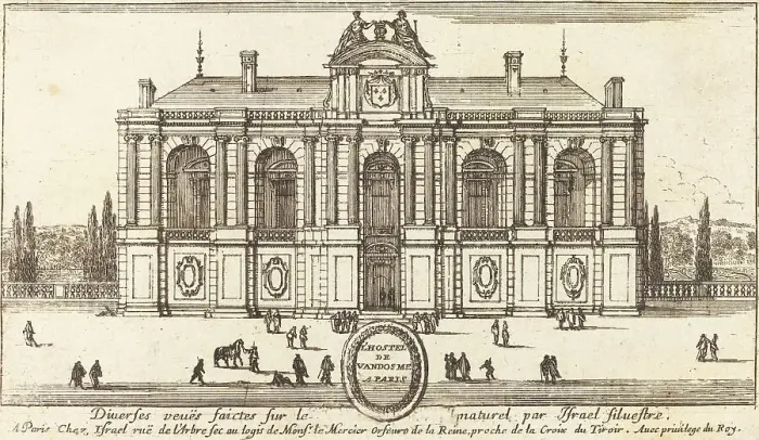 Framed Print : L'Hostel de Vandosme a Paris, 1652. Creator: Israel Silvestre Framed Print : L'Hostel de Vandosme a Paris, 1652. Creator: Israel Silvestre