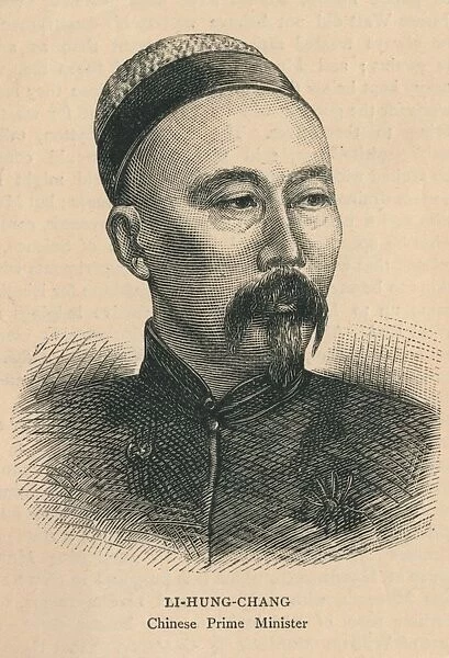Li-Hung Chang, Chinese Prime Minister, late 19th century. Creator: Unknown