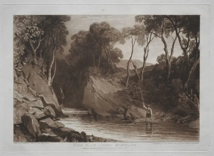 Framed Print : Liber Studiorum: Near Blain Athol, Scotland. Creator: Joseph Mallord William Turner (British Framed Print : Liber Studiorum: Near Blain Athol, Scotland. Creator: Joseph Mallord William Turner (British