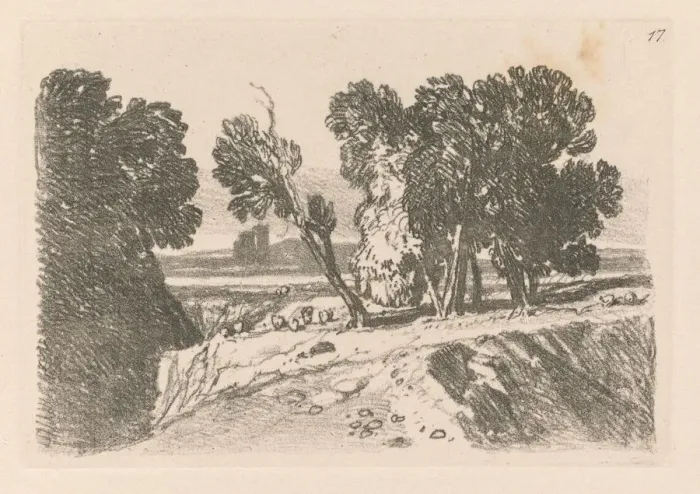 Framed Print : Liber Studiorum: Plate 17, A Study, 1838. Creator: John Sell Cotman (British, 1782-1842) Framed Print : Liber Studiorum: Plate 17, A Study, 1838. Creator: John Sell Cotman (British, 1782-1842)