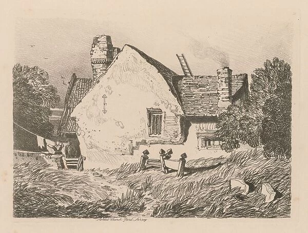 Liber Studiorum: Plate 39, View at Ashdted, Surrey, 1838. Creator: John Sell Cotman (British