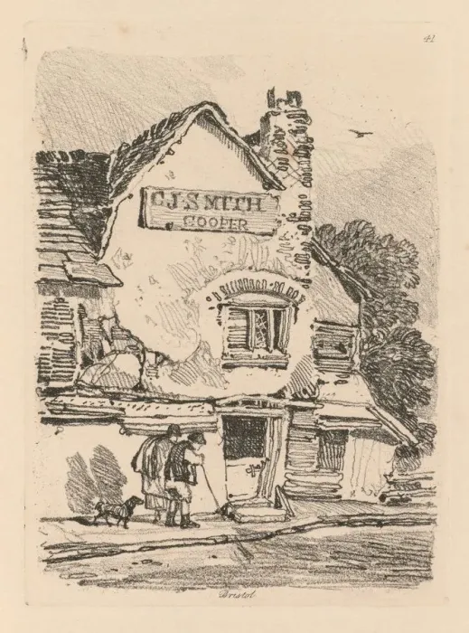 Framed Print : Liber Studiorum: Plate 41, House at Bristol, 1838. Creator: John Sell Cotman (British, 1782-1842) Framed Print : Liber Studiorum: Plate 41, House at Bristol, 1838. Creator: John Sell Cotman (British, 1782-1842)