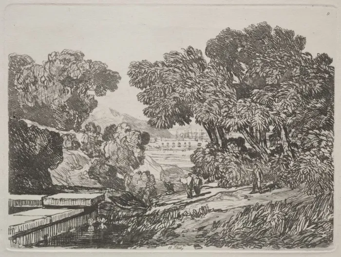 Framed Print : Liber Studiorum: A Study, 1838. Creator: John Sell Cotman (British, 1782-1842) Framed Print : Liber Studiorum: A Study, 1838. Creator: John Sell Cotman (British, 1782-1842)