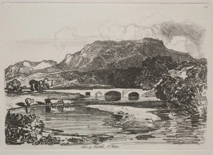 Framed Print : Liber Studiorum: Tan y Beolch, North Wales, 1838. Creator: John Sell Cotman (British, 1782-1842) Framed Print : Liber Studiorum: Tan y Beolch, North Wales, 1838. Creator: John Sell Cotman (British, 1782-1842)