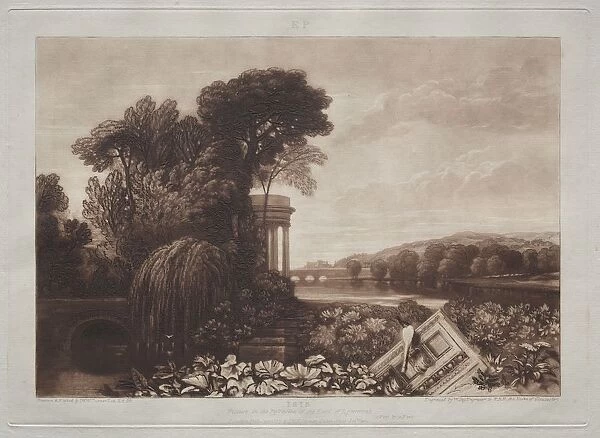 Liber Studiorum: Temple of Isis. Creator: Joseph Mallord William Turner (British, 1775-1851)