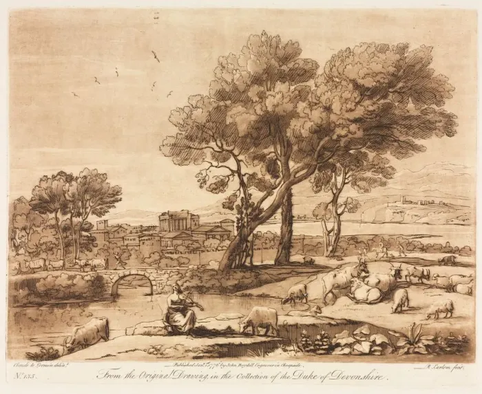 Framed Print : Liber Veritatis: No. 135, A Landscape, with Buildings, Mercury Stealing Admetuss Cattle Framed Print : Liber Veritatis: No. 135, A Landscape, with Buildings, Mercury Stealing Admetuss Cattle