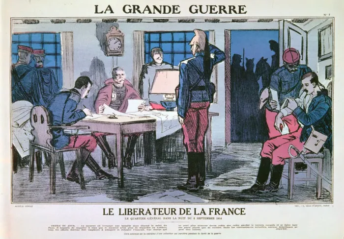 Framed Print : The Liberator of France, 1914-1918 Framed Print : The Liberator of France, 1914-1918