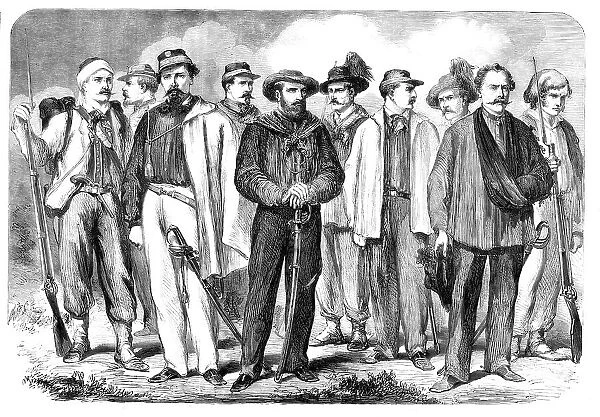 The Liberators of Sicily - from a sketch by our special artist, 1860. Creator: Unknown