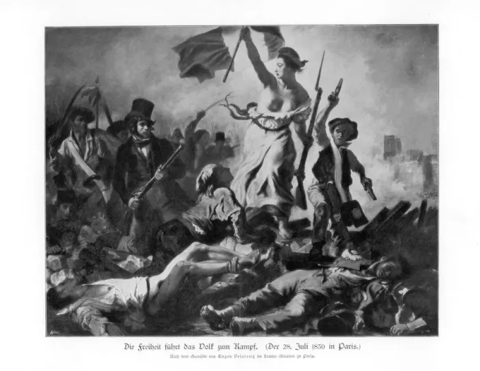 Framed Print : Liberty Leading the People 28th July 1830 (1900) Framed Print : Liberty Leading the People 28th July 1830 (1900)