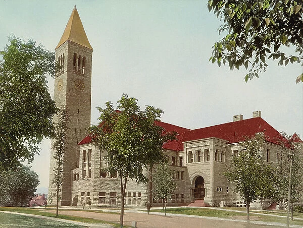 The Library, Cornell University, ca 1900. Creator: Unknown