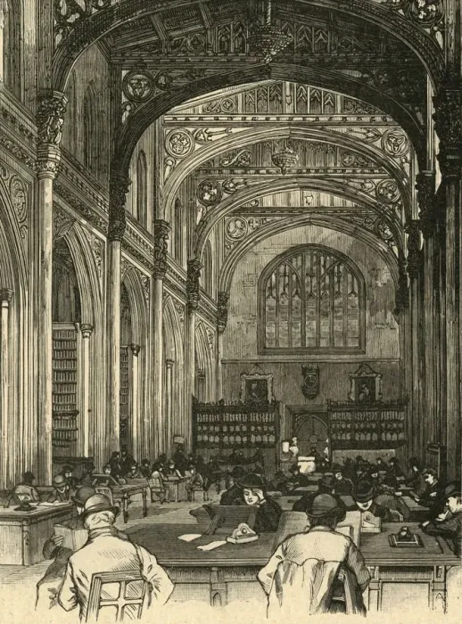Framed Print : The Library, Guildhall, 1897. Creator: Unknown Framed Print : The Library, Guildhall, 1897. Creator: Unknown