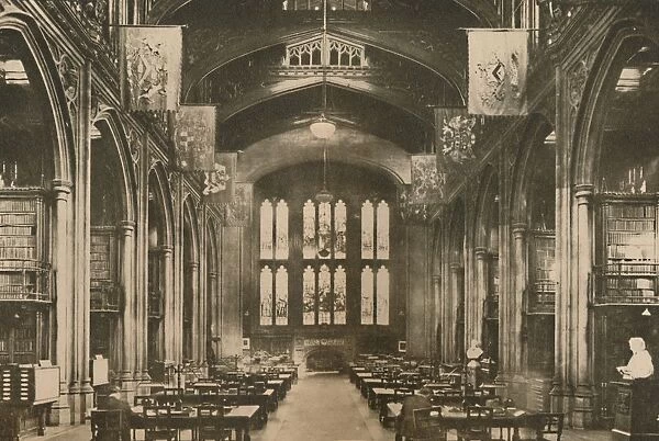 Library of the Guildhall to Which Every Londoner Should Go, c1935. Creator: Joel