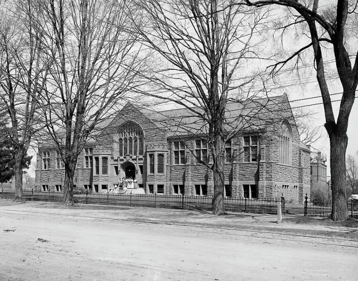 Framed Print : Library, Mount Holyoke College, Mass. between 1900 and 1910. Creator: William H. Jackson Framed Print : Library, Mount Holyoke College, Mass. between 1900 and 1910. Creator: William H. Jackson