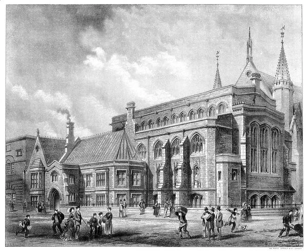 The Library and Museum of the Corporation of the City of London, 1886. Artist: Sprague & Co