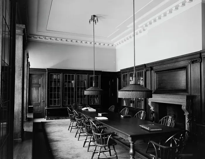 Framed Print : Library, Toledo Museum of Art, between 1910 and 1920. Creator: Unknown