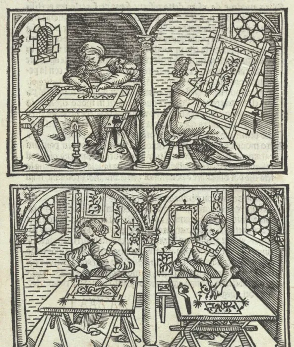 Framed Print : Libro quarto. De rechami per elquale se impara in diuersi modi lordine e il modo de re Framed Print : Libro quarto. De rechami per elquale se impara in diuersi modi lordine e il modo de re
