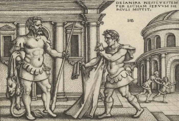 Framed Print : Lichas Bringing the Garment of Nessus to Hercules, from The Labors of Hercules Framed Print : Lichas Bringing the Garment of Nessus to Hercules, from The Labors of Hercules