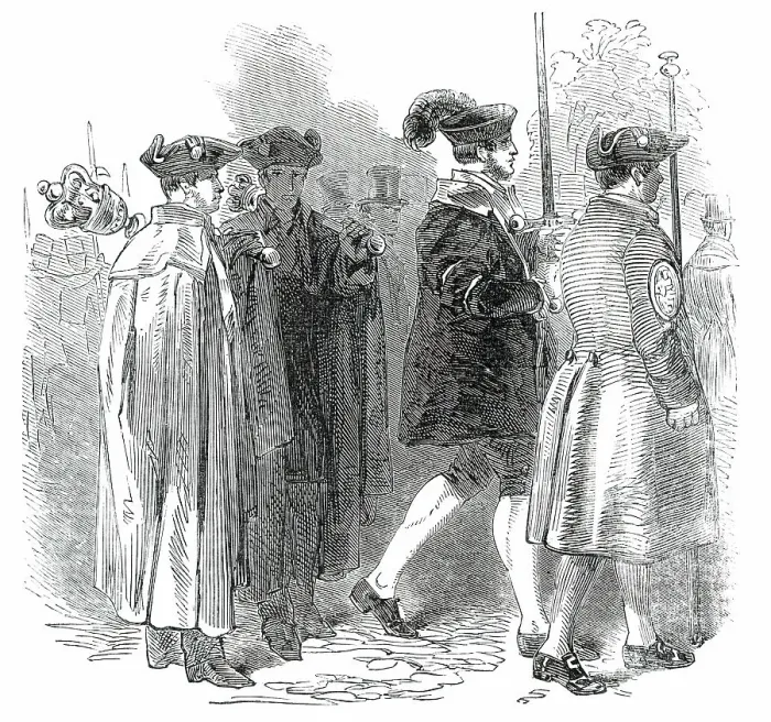 Framed Print : Lichfield Greenhill Bower - Sergeants at Mace, Sword Bearer, Crier, 1850. Creator: Unknown. Lichfield Greenhill Bower - Sergeants at Mace, Sword Bearer, Crier, 1850. Creator: Unknown Framed Print : Lichfield Greenhill Bower - Sergeants at Mace, Sword Bearer, Crier, 1850. Creator: Unknown. Lichfield Greenhill Bower - Sergeants at Mace, Sword Bearer, Crier, 1850. Creator: Unknown
